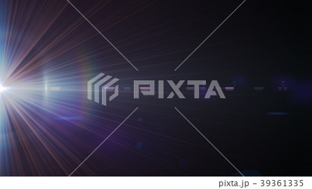 Abstract of lighting digital lens flare in dark ba Abstract of lighting digital lens flare in dark ba 39361335