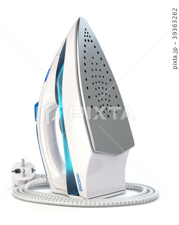 Steam iron isolated on white background. 39363262