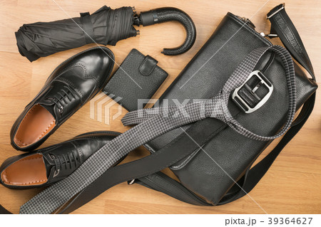 Beautiful men's accessories, briefcase,belt,shoes. 39364627