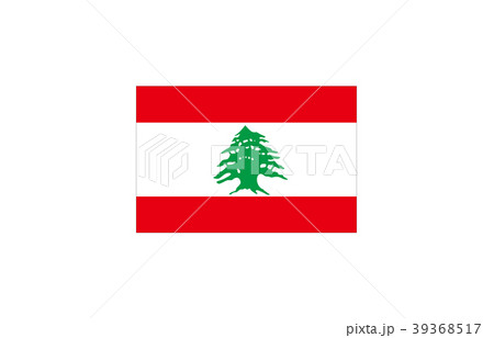 世界の国旗レバノン 39368517