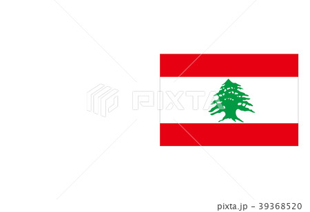 世界の国旗レバノン 39368520