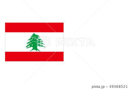 世界の国旗レバノン 39368521