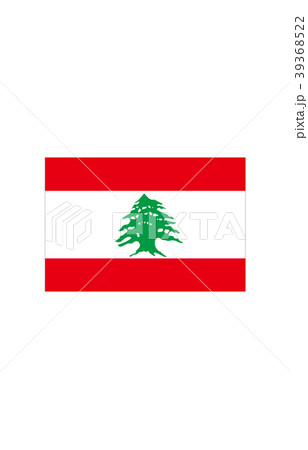 世界の国旗レバノン 39368522