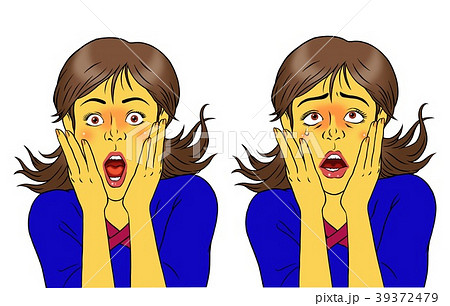 不運な事、驚く事があった若い女性セット 39372479