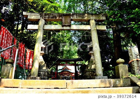 杉並区永福稲荷神社の鳥居 39372614