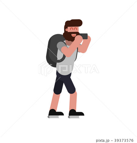 Man makes a photo on the phone Man makes a photo on the phone 39373576