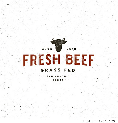 premium fresh beef label. retro styled meat shop premium fresh beef label. retro styled meat shop 39381499