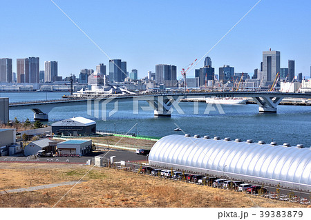 開通前の豊洲大橋 39383879