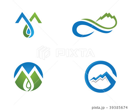 Mountain icon Logo Template Mountain icon Logo Template 39385674