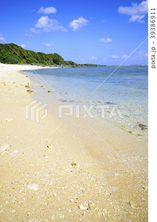海 砂浜 沖永良部島 風景 海 砂浜 沖永良部島 風景 39386911