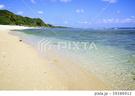 海 砂浜 沖永良部島 風景 海 砂浜 沖永良部島 風景 39386912