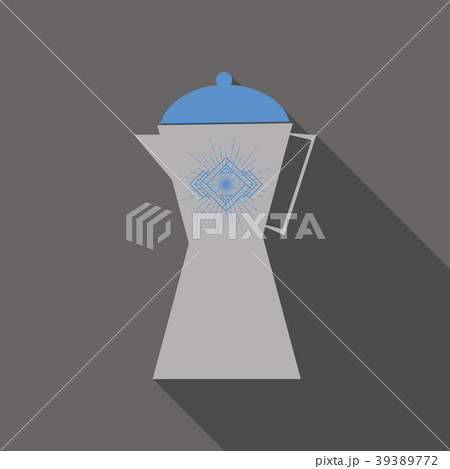 French press coffee maker vector flat material French press coffee maker vector flat material 39389772