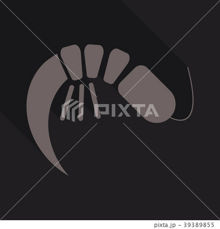 One Cooked Shrimp Without Shell Primitive Cartoon One Cooked Shrimp Without Shell Primitive Cartoon 39389855