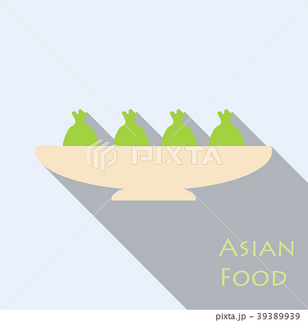 set of Asian food. bibimbap, gedza, ramen and 39389939