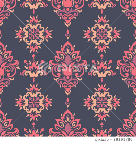Vector damask seamless pattern Vector damask seamless pattern 39391786