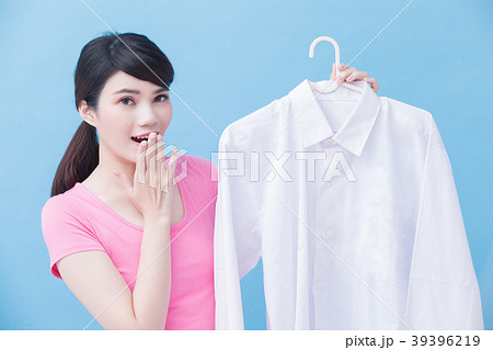housewife take clean shirt housewife take clean shirt 39396219