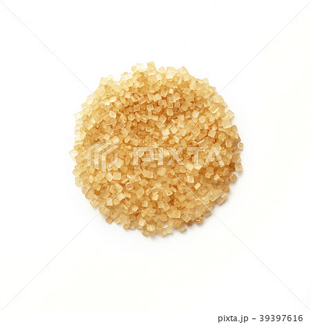 中ざら糖 Yellow Granulated Sugar の写真素材