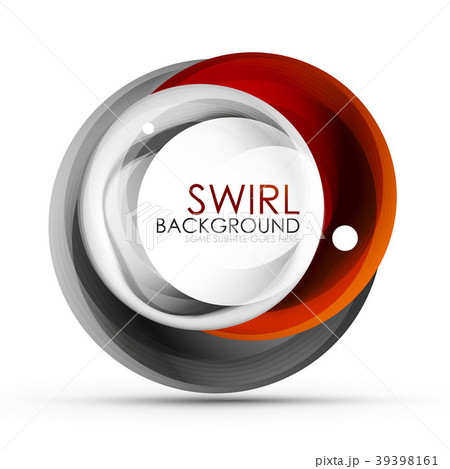 Spiral swirl flowing lines 3d vector abstract Spiral swirl flowing lines 3d vector abstract 39398161