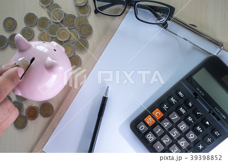 Positive  pension Happiness money saving for  39398852
