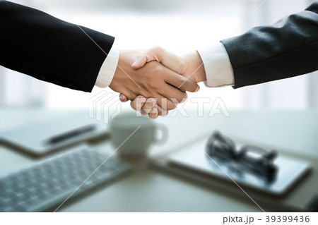 Business  Successful  handshake and business 39399436
