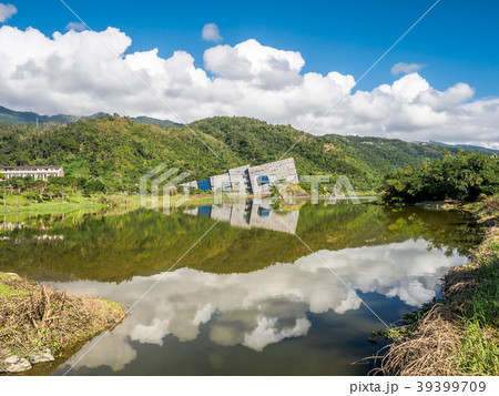 Langyang Museum with the stunning reflection is th 39399709