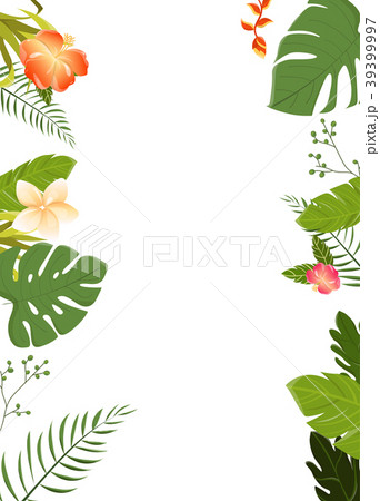 Tropical Background. Summer Design. Vector. 39399997