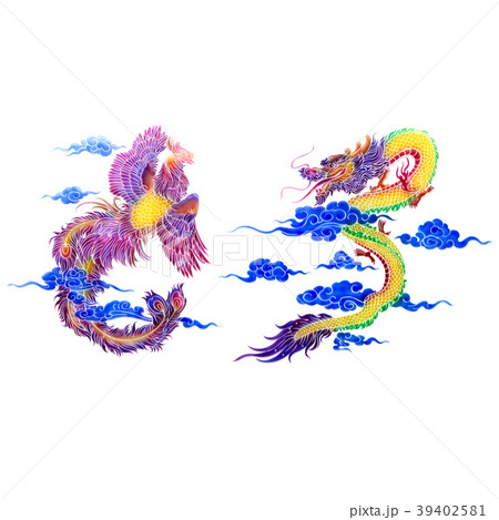 plate of glass dragon and swan plate of glass dragon and swan 39402581