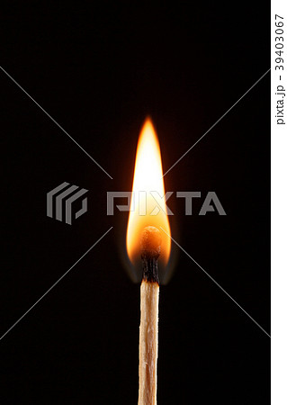 match with the flame isolated match with the flame isolated 39403067