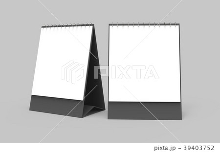 Blank desk calendar Blank desk calendar 39403752