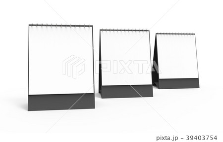 Blank desk calendar 39403754
