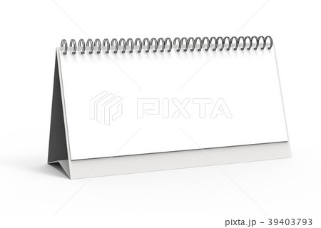 Blank desk calendar 39403793
