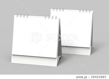 Blank desk calendar Blank desk calendar 39403885