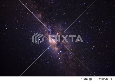 Milky way galaxy with stars and space dust  39405614