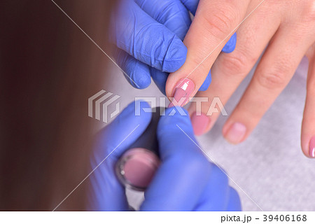 Nail Care And Manicure. Closeup Nail Care And Manicure. Closeup 39406168