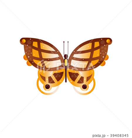 Original flat vector icon of wonderful butterfly 39408345