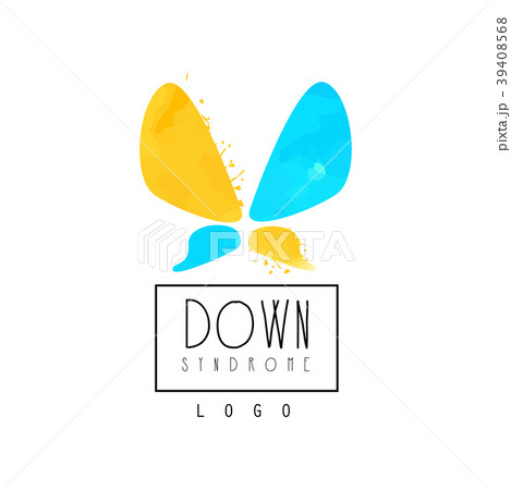 Original vector logo with abstract butterfly for 39408568