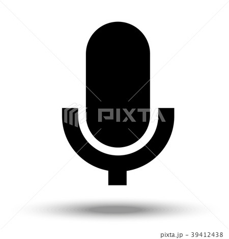 Microphone icon isolated on a white background. 39412438