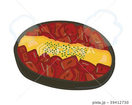 チーズタッカルビのイラスト素材 チーズタッカルビのイラスト素材 39412730