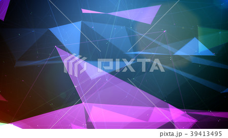Holographic plexus of pyramid shapes Holographic plexus of pyramid shapes 39413495