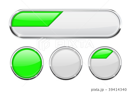 White and green buttons 39414340