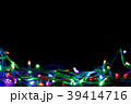 Christmas lights on black 39414716