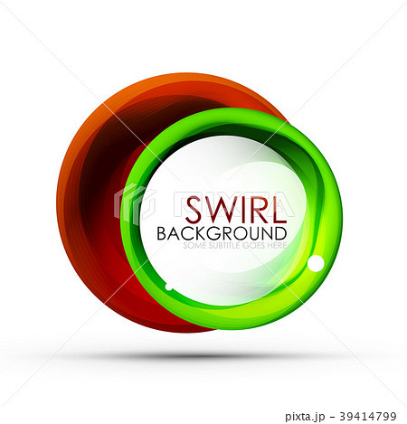 Spiral swirl flowing lines 3d vector abstract Spiral swirl flowing lines 3d vector abstract 39414799