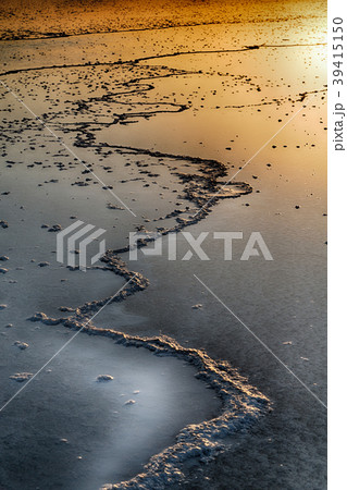 the sunset reflex in the salt lake the sunset reflex in the salt lake 39415150