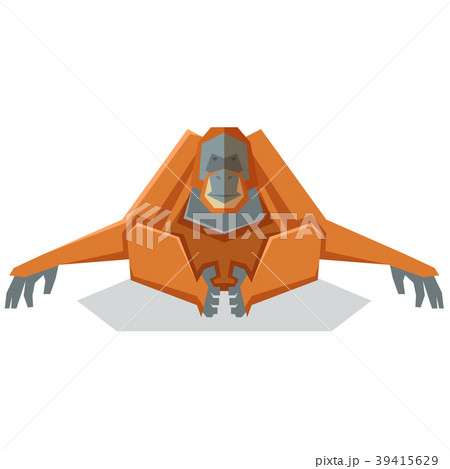 FLat geometric orangutan 39415629