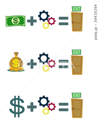 Way to exit concept. Way to exit concept. 39416394