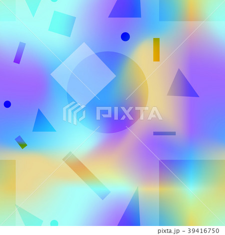 Fashion blue pattern with gradient color shapes Fashion blue pattern with gradient color shapes 39416750