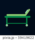 Hospital bed icon. frame design. Vector 39419622