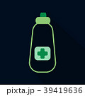 Flat bottle with medical pills icon. Health care. 39419636