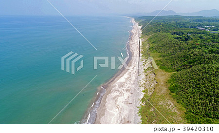 吹上浜の大砂丘空撮 39420310