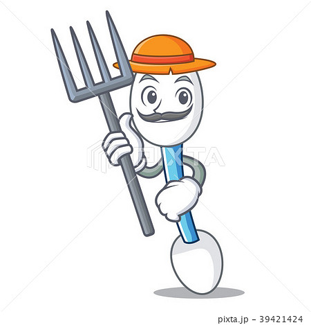 farmer cotton swab character cartoon 39421424